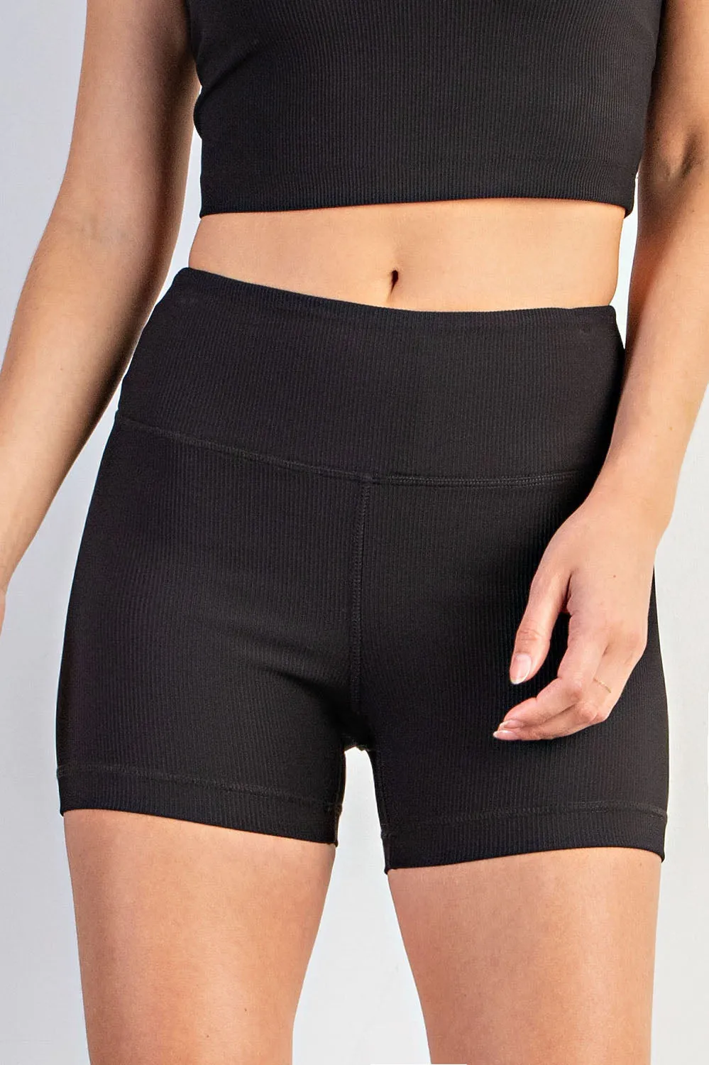 Rae Mode Ribbed Biker Shorts PREORDER - 6 Colors