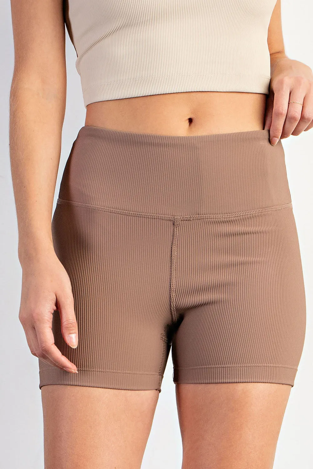 Rae Mode Ribbed Biker Shorts PREORDER - 6 Colors