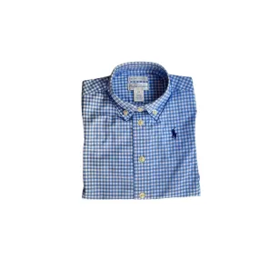 Ralph Lauren Blue Gingham Checked Shirt (12 months) | Brand New |