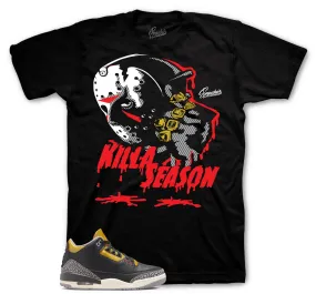 Retro 3 Cement Gold Killa Season Shirt