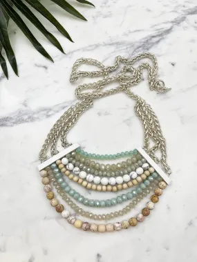 roots remix necklace - beachy mix