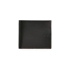 RRL Leather Billfold Black Over Brown