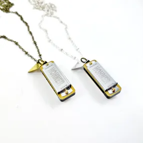 Sage Harp Harmonica Necklace