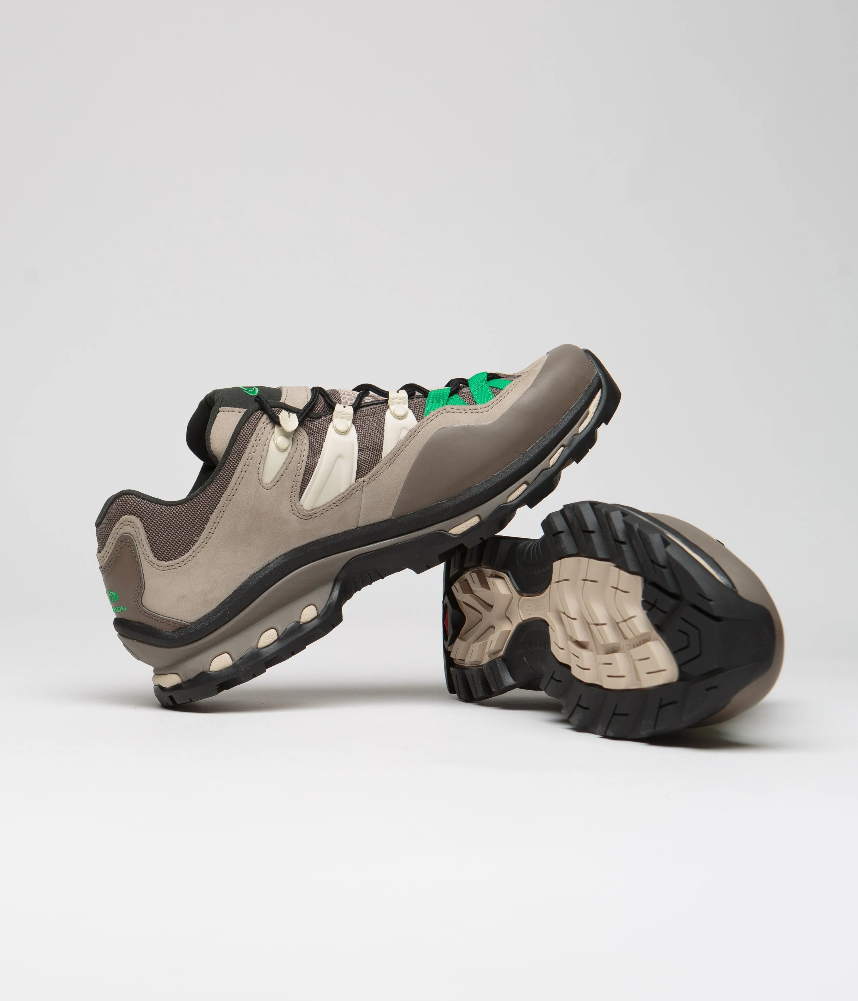 Salomon XT-Quest 2 Shoes - Falcon / Cement / Bright Green