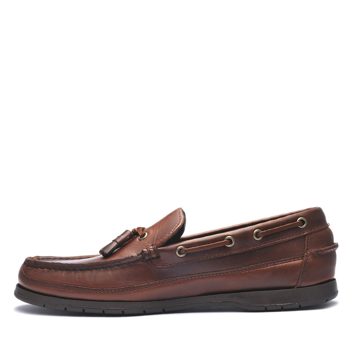 Sebago Ketch Waxed Leather Loafer (Size 7 only)