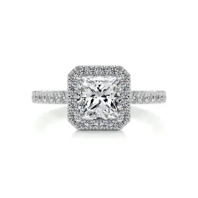 Selena Diamond Engagement Ring   (1.5 Carat) -14K White Gold (RTS)