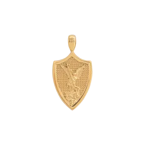 St. Michael Pendant - Gold