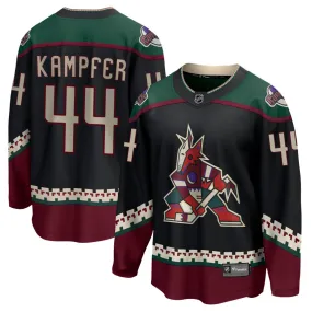 Steven Kampfer Arizona Coyotes Fanatics Branded 2021/22 Home Breakaway Jersey - Black