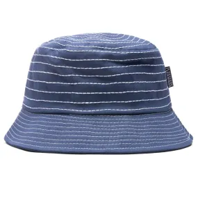 Stitches Bucket Hat - Blue