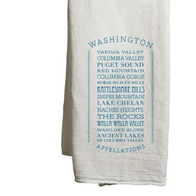 Tea Towels Washington Appellations