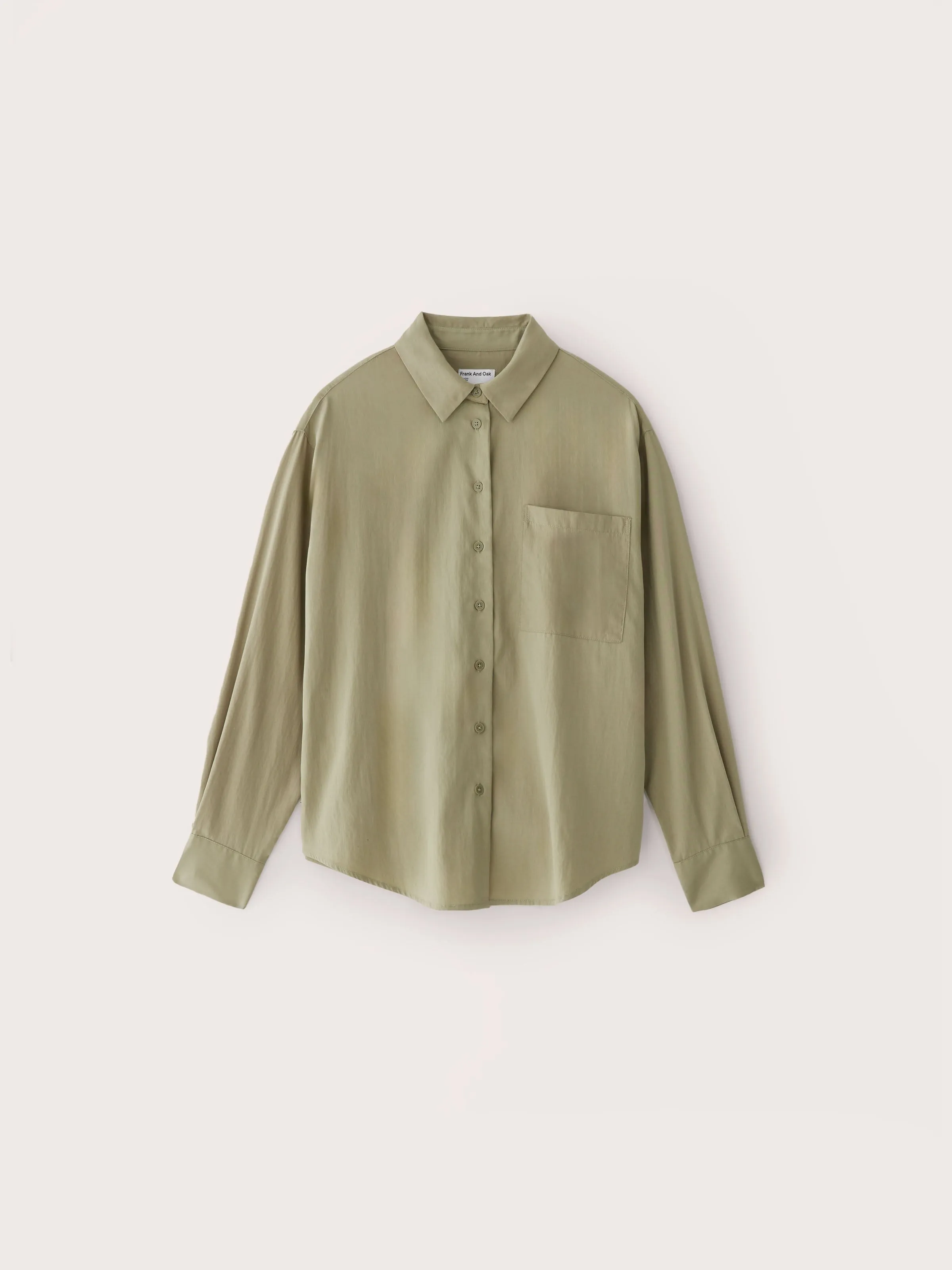 The Fluid Long Sleeve Blouse in Weeping Willow