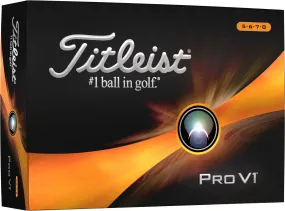 Titleist Pro V1 Dozen - High Numbers Dozen 2023