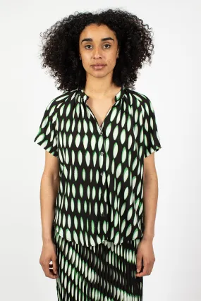 V-Neck Shirt Black/Green