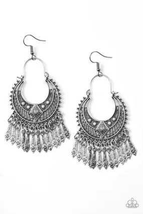 Walk On The Wildside Silver-Earrings