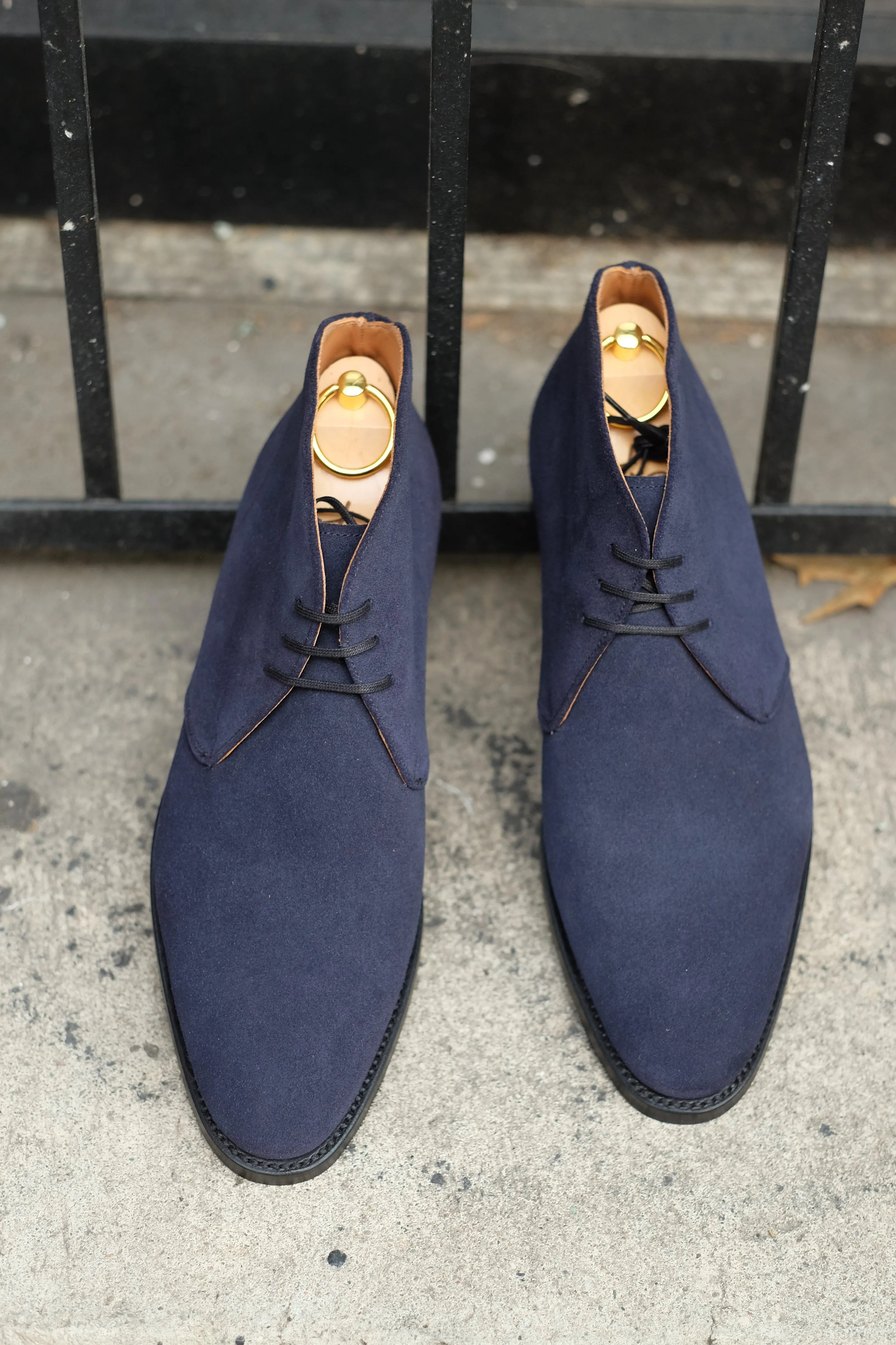 Whatcom - Dark Sapphire Suede