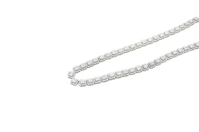 White Gold Diamond Baguette Chain